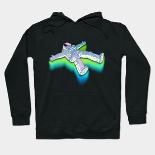 Spaceman Floating into Black Hole Hoodie